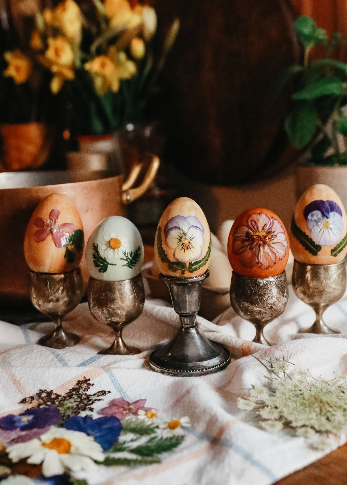 Reusable Wooden Floral Eggs