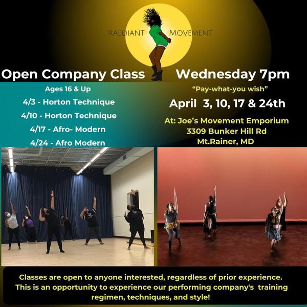Weds, 7-8pm Pay What You Wish Drop In Technique Class