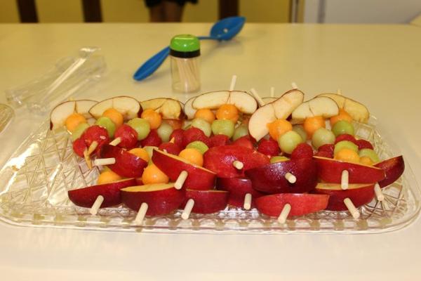It's National Food on a Stick Day (Image: assorted fruit on a stick)