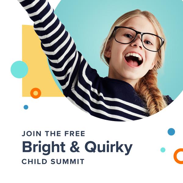 Happy Girl and Bright & Quirky Summit Logo