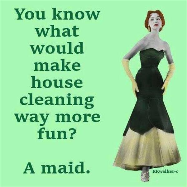 You know what would make house cleaning way more fun?