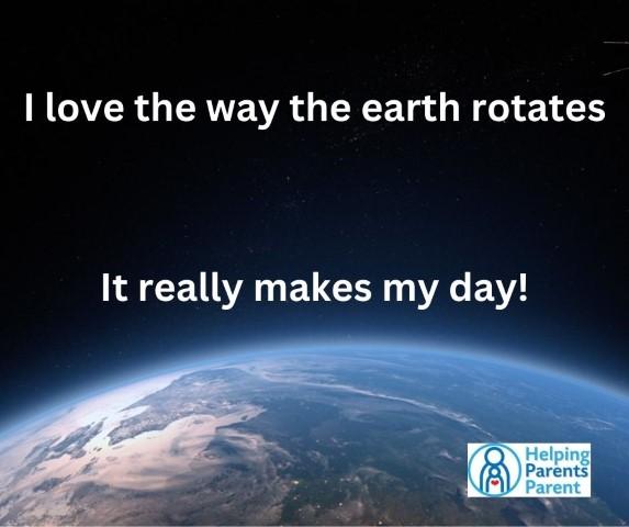 National Space Day I love the way the earth rotates ...