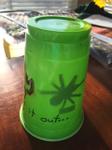 April Fools Joke - spider cutout inside a cup