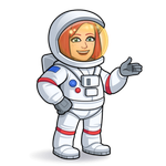 Dr Renee as an astronaut