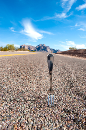 That fork in the road.