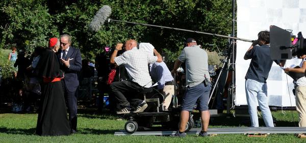 Luca Bigazzi sul set de "La grande bellezza"