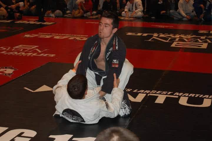 Competitor scoring in a BJJ tournament