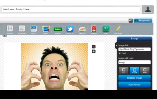 Upload an image video