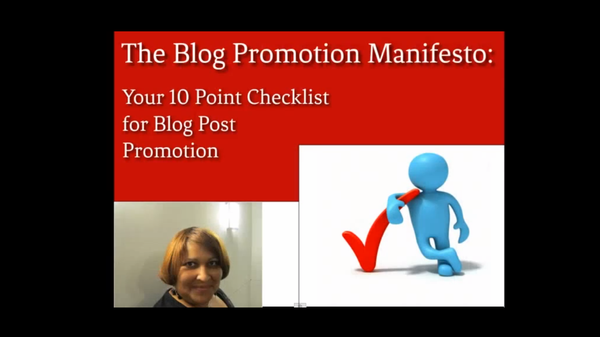 Blog Promotion Manifesto