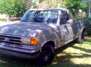 David's old Ford