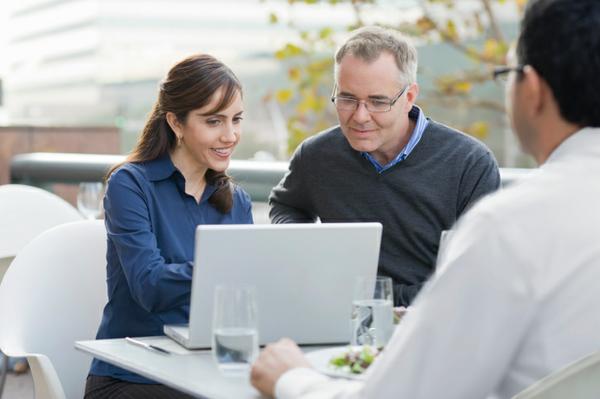 A man in his 50s learning affiliate marketing from home, exploring online business after 50