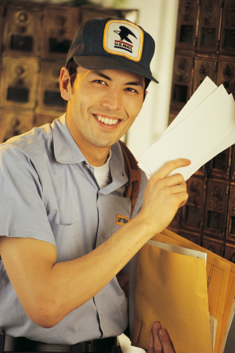 USPS letter carrier