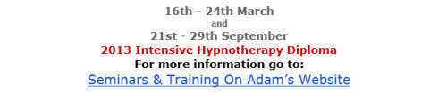 2013 Intensive Hypnotherapy Diploma: