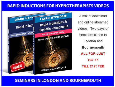 Rapid Induction Seminars available at our store