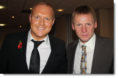 Adam with Stuart Pearce