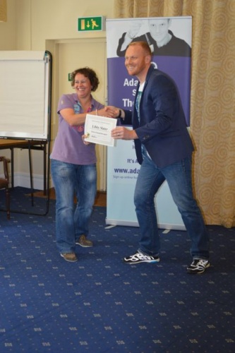 Libby Receiving Certificate