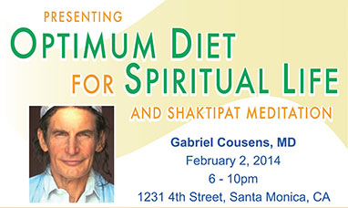 Optimal Diet for Spiritual Life