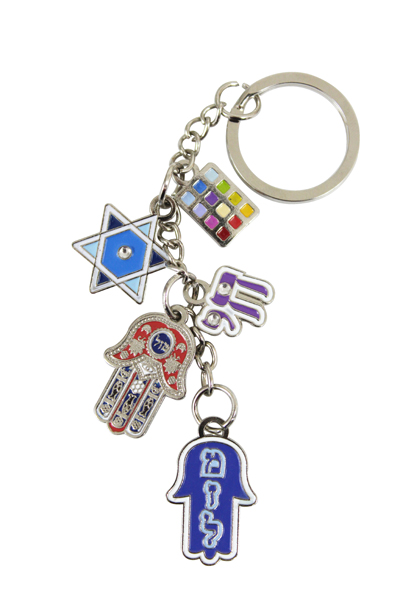 Jewish symbols keyholder