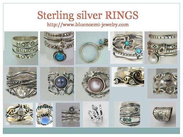 Bluenoemi Silver Rings