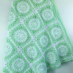 Circle in a Square Baby Blanket ~ FREE Crochet Pattern
