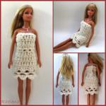 Scalloped Barbie Dress