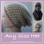 Any Size Hat ~ FREE Crochet Pattern