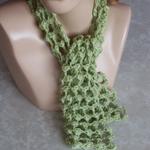 Puff Stitch Summer Lace Scarf ~ FREE Crochet Pattern