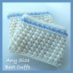 Any Size Boot Cuffs ~ FREE Crochet Pattern