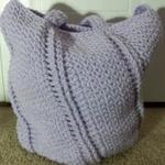 Spiral Textured Seed Stitch Bag ~ FREE Crochet Pattern