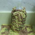 Puff Stitch Hand Soap Cozy ~ FREE Crochet Pattern
