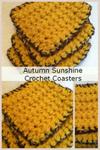 Autumn Coasters ~ FREE Crochet Pattern