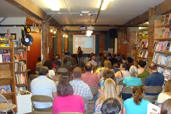 Standing room only at Village Books