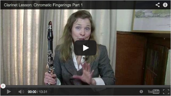 click for link to clarinet video: Chromatic Fingerings Part 1