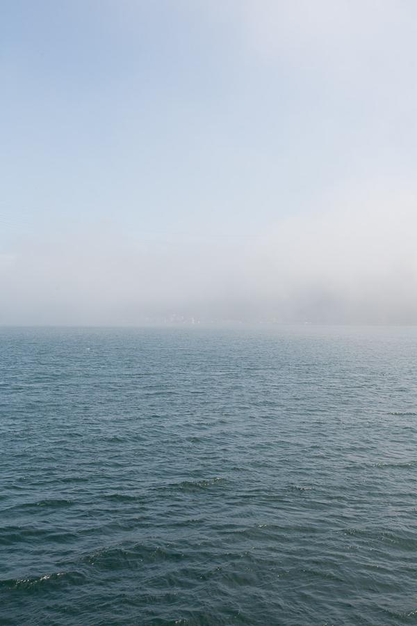 Image - Bosphorus, Istanbul, fog, sea, hidden buildings