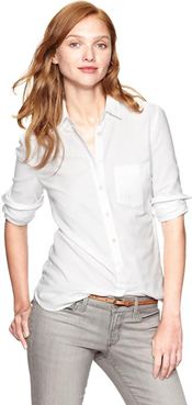 women's tall white shirt