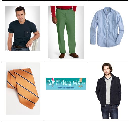  men's spring tall essentials