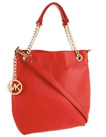 michael kors red handbag