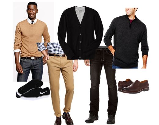 mens black and brown trend