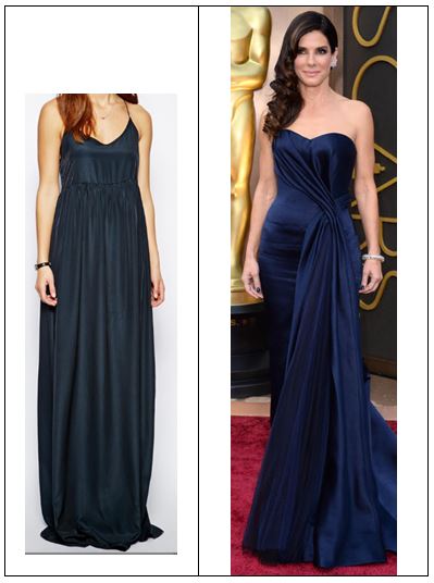 sandra bullock inspired oscars gown