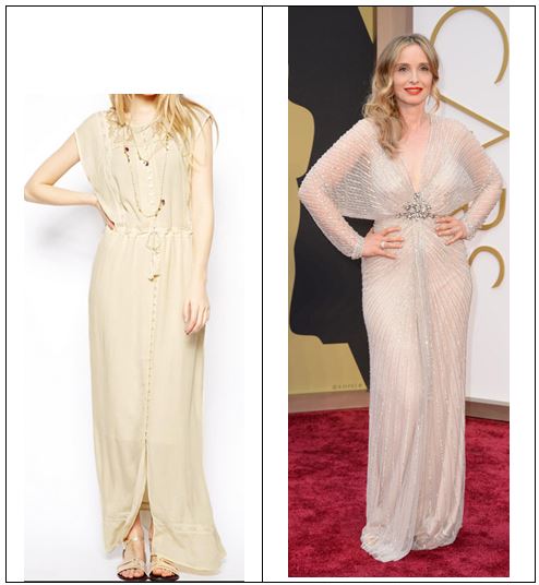 julie delpy inspired oscars gown