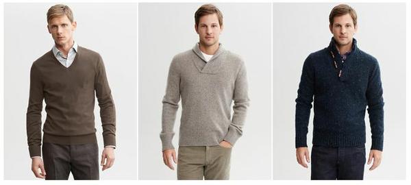 banana republic men's tall sweaters