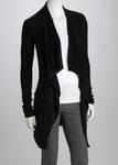 Black Open Cardigan 