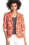 women's tall blazer with vines