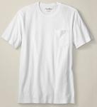 men's tall white t-shirt