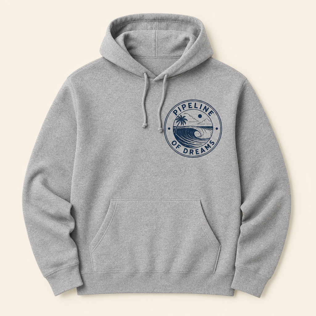 Pipeline of Dreams Hoodie in heather gray