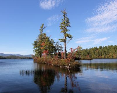 Silver Lake in fall