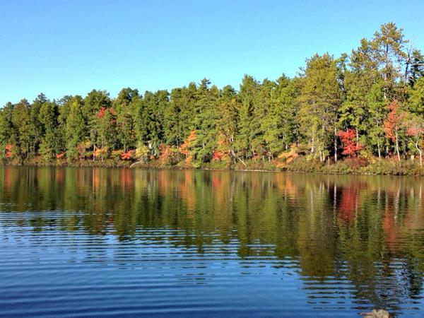 Silver Lake in fall