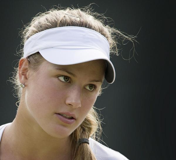 Genie Bouchard, successful tennis player.