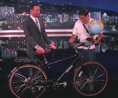 Electric bikes on TV