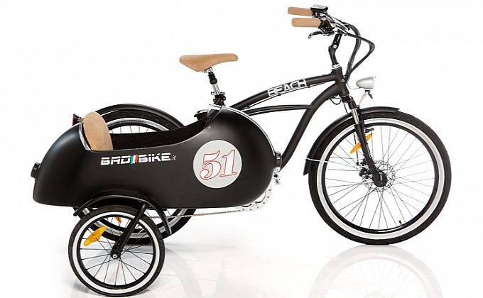 Bad Bike electric bike with sidecar